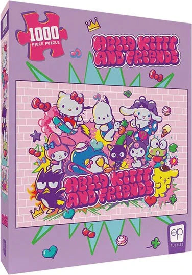 Puzzle | Sanrio | Hello Kitty & Friends | 1000 pcs Games & Puzzles USAOPOLY