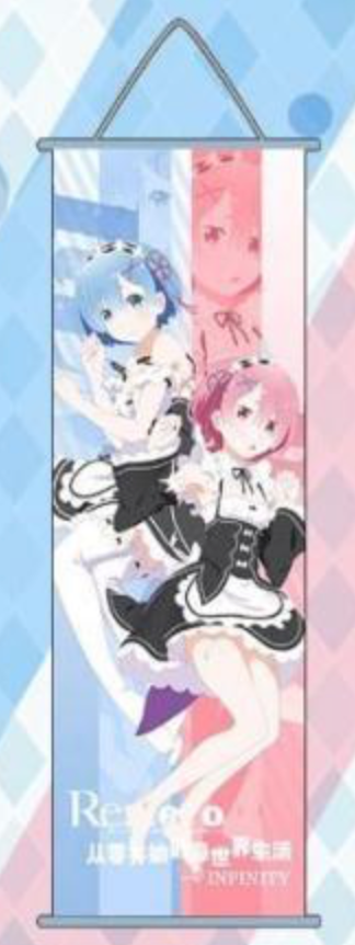 Wall Scroll | Re:Zero | Ram & Rem