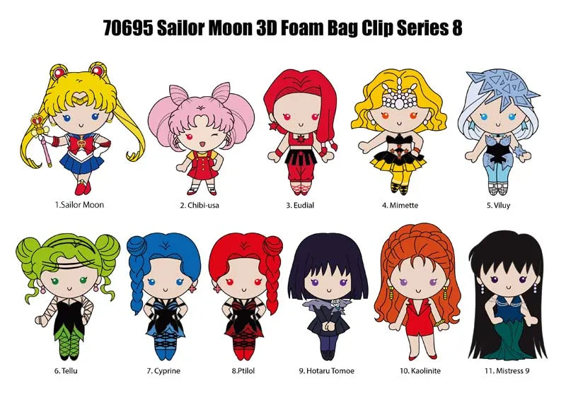 3D Foam Bag Clip | Sailor Moon | Series 8