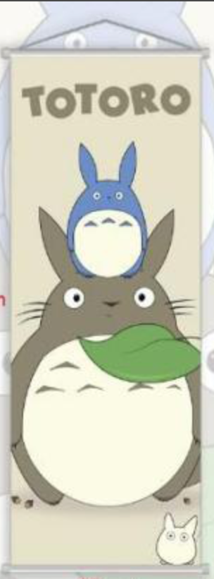 Wall Scroll | Studio Ghibli | My Neighbor Totoro | Totoro Stack