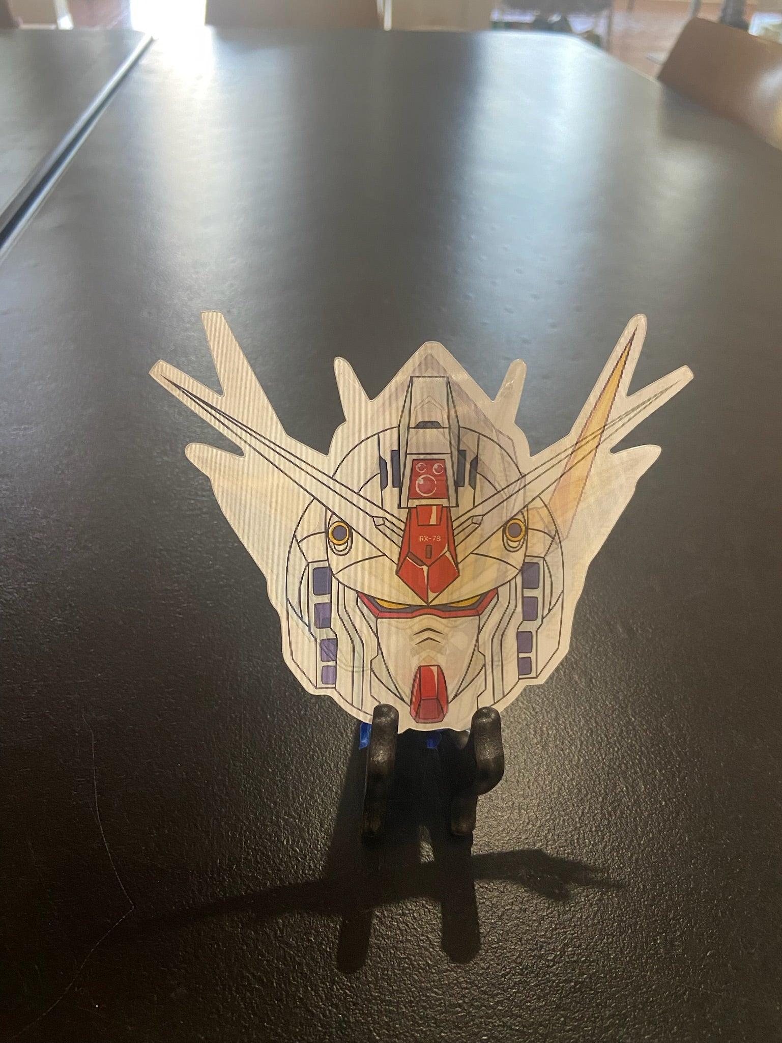 Sticker - (D16) Gundam Sticker Anime Island CA