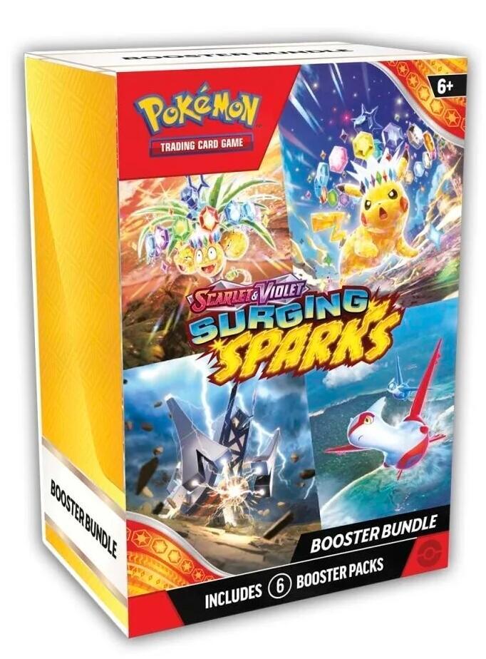 Pokémon | TCG: Scarlet & Violet: Surging Sparks (SV08) | Booster Bundle (6 packs)