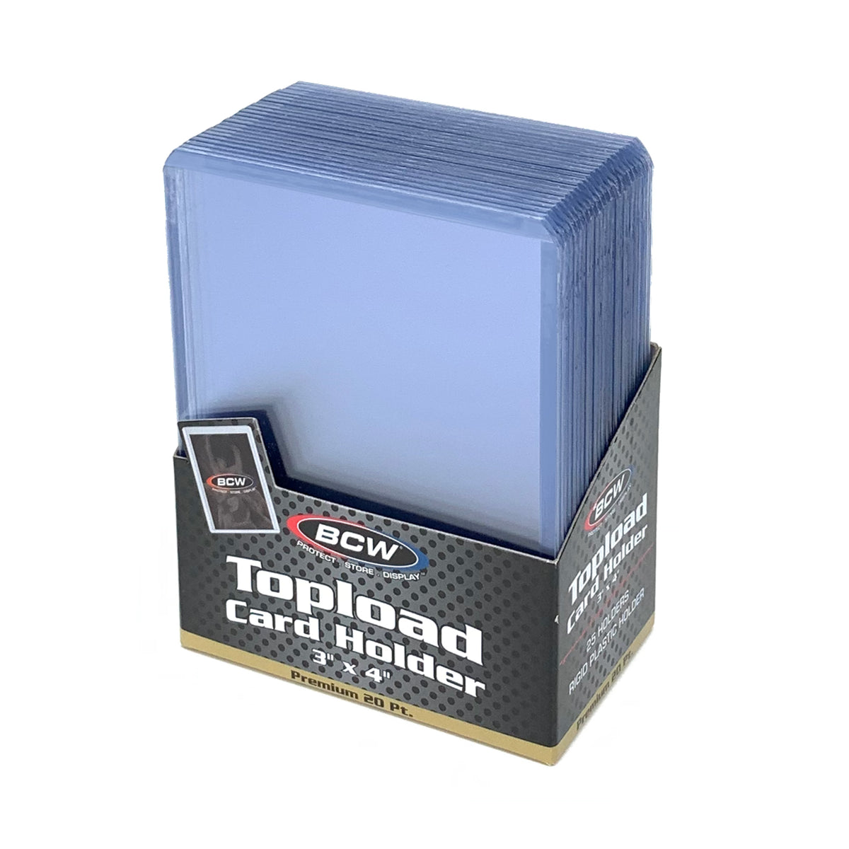 BCW | Card Holder | Topload | Premium 3 x 4 | Pack of 25