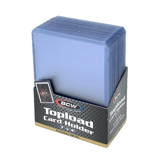 BCW | Card Holder | Topload | Premium 3 x 4 | Pack of 25