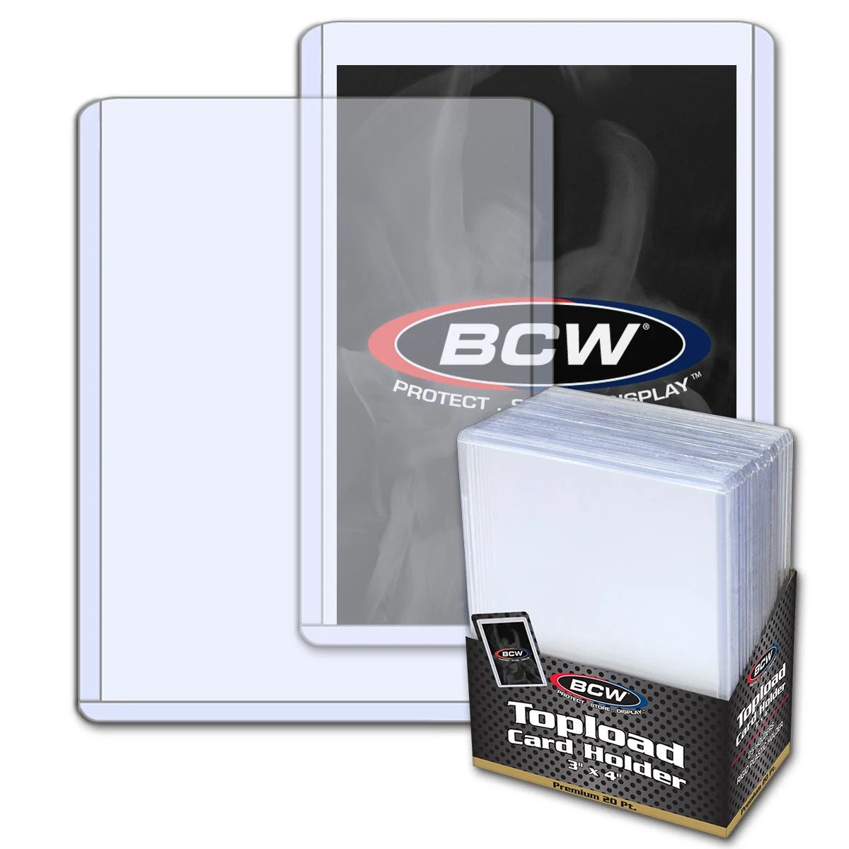 BCW | Card Holder | Topload | Premium 3 x 4 | Pack of 25