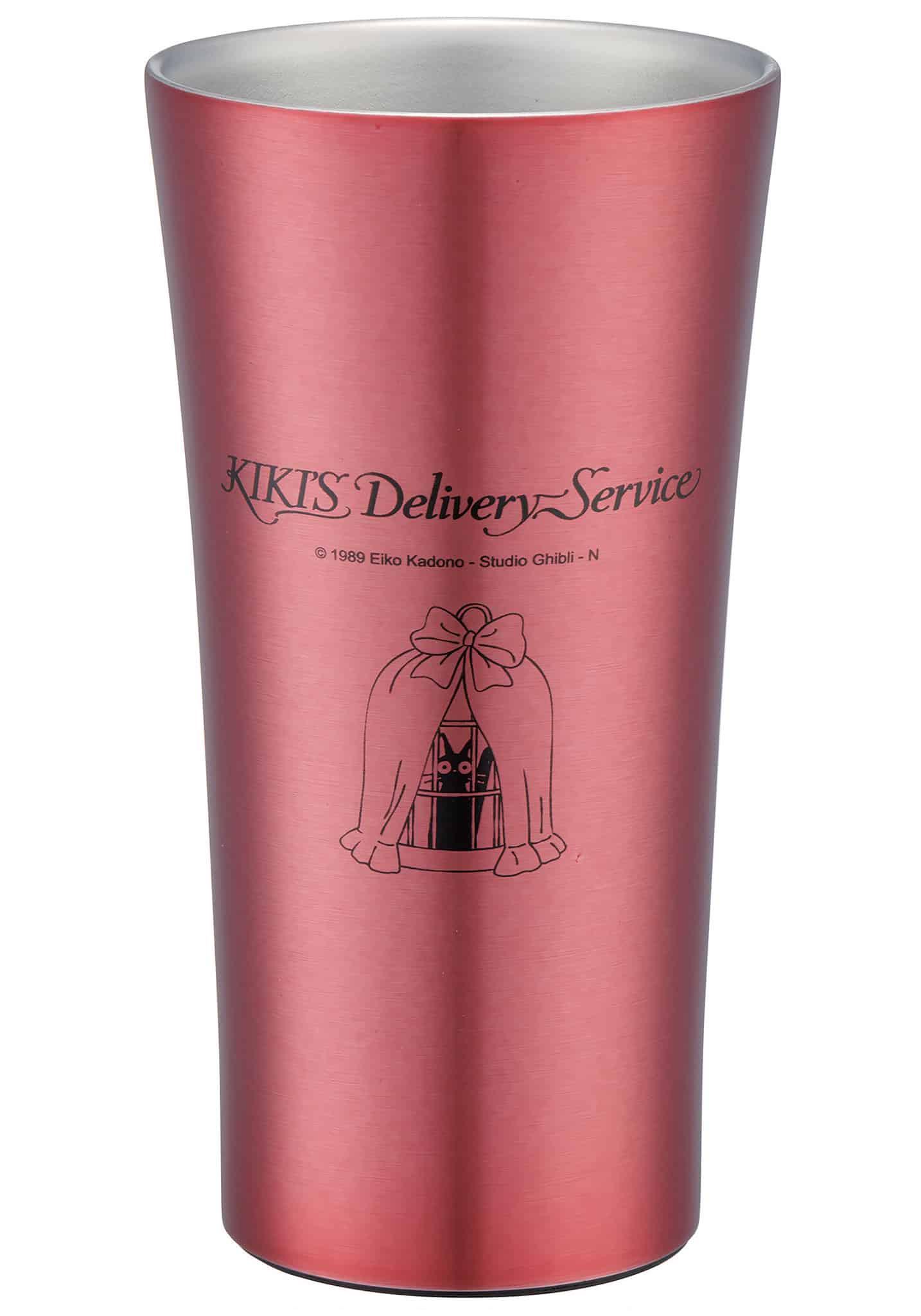 Tumbler | Studio Ghibli | Kiki's Delivery Service | Jiji (Pink) | Stainless Steel | 400 ml. Kitchenware Skater