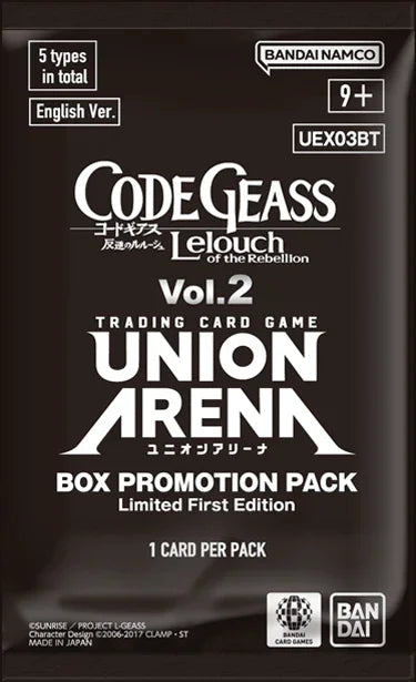 Union Arena | Code Geass: Lelouch of the Rebellion v2 [UEX03BT] Cards Bandai