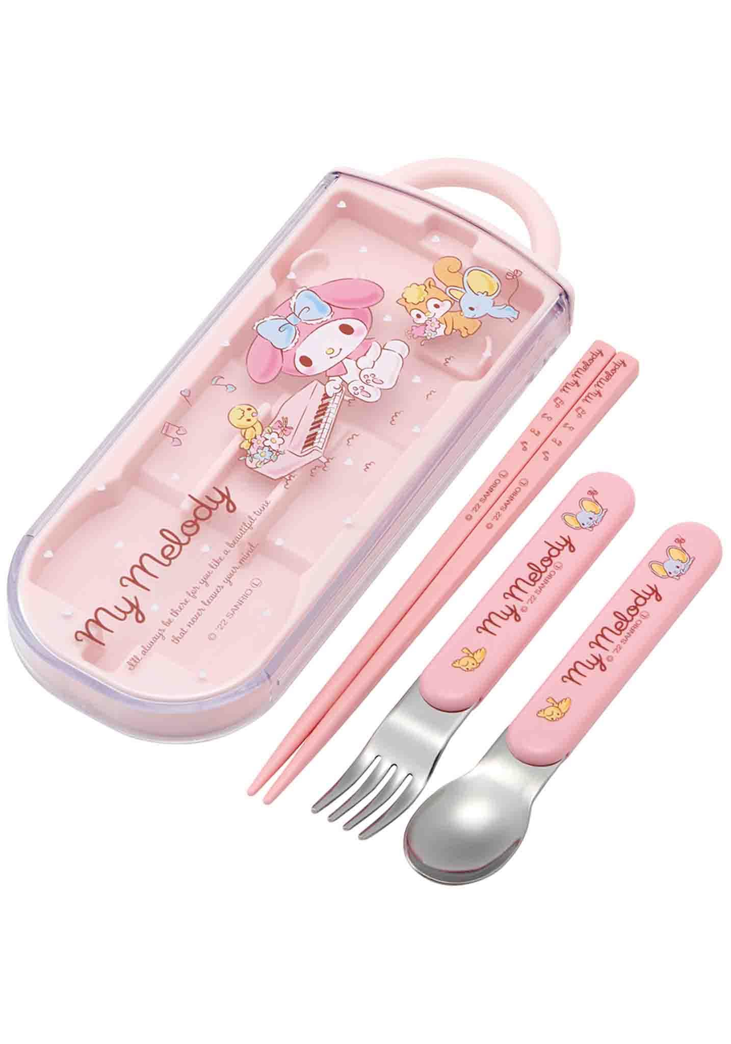 Utensil Set | Spoon/Fork/Chopsticks | Sanrio Kitchenware Skater