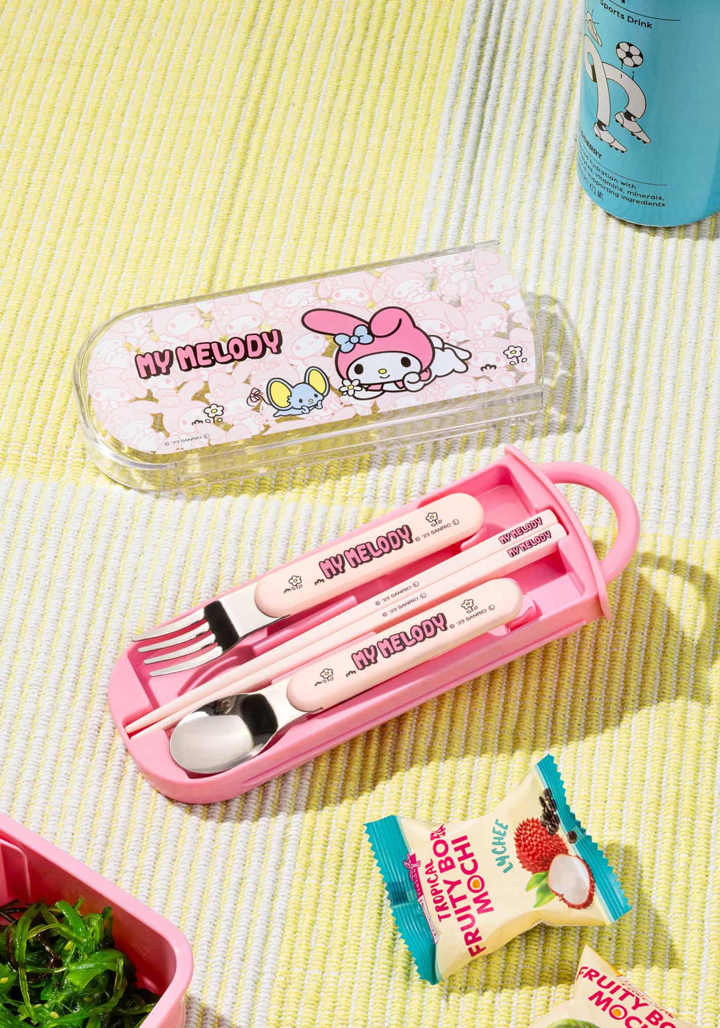 Utensil Set | Spoon/Fork/Chopsticks | Sanrio Kitchenware Skater