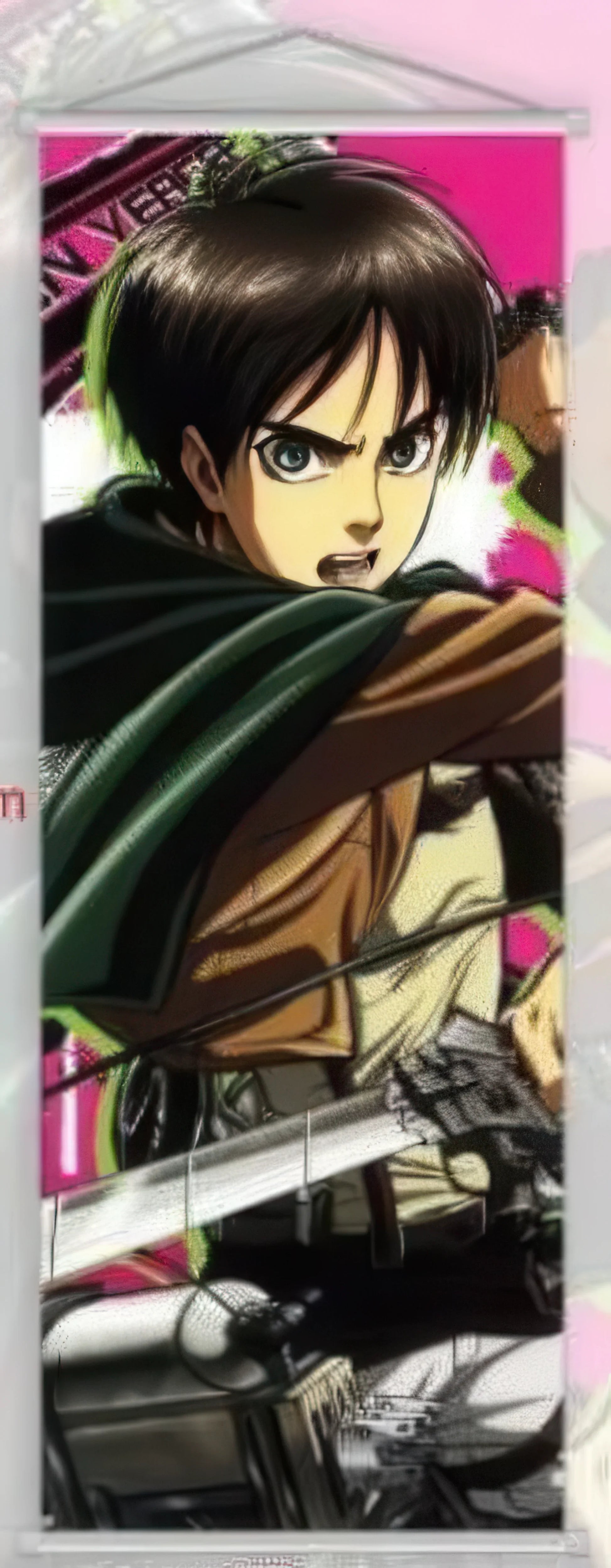 Wall Scroll | Attack on Titan | Eren Yeager Wall Scroll Anime Island CA