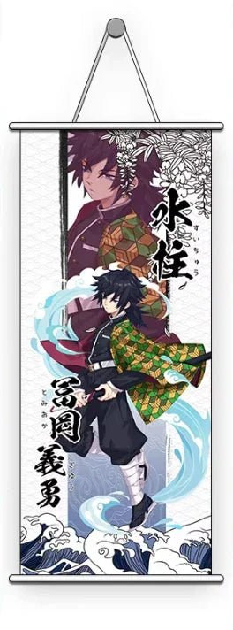 Wall Scroll | Demon Slayer: Kimetsu no Yaiba | Giyu Tomioka B Wall Scroll Anime Island CA