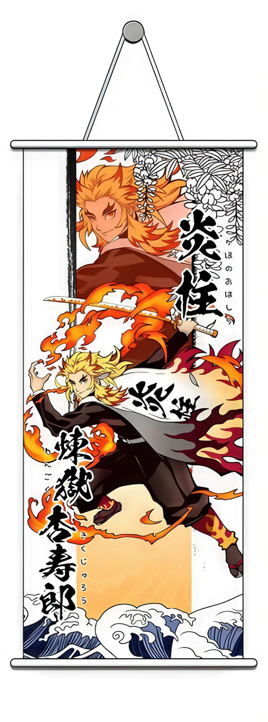 Wall Scroll | Demon Slayer: Kimetsu no Yaiba | Shinjuro Rengoku B
