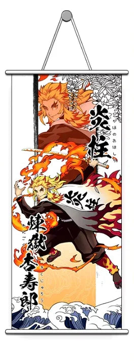 Wall Scroll | Demon Slayer: Kimetsu no Yaiba | Shinjuro Rengoku B - Anime Island CA