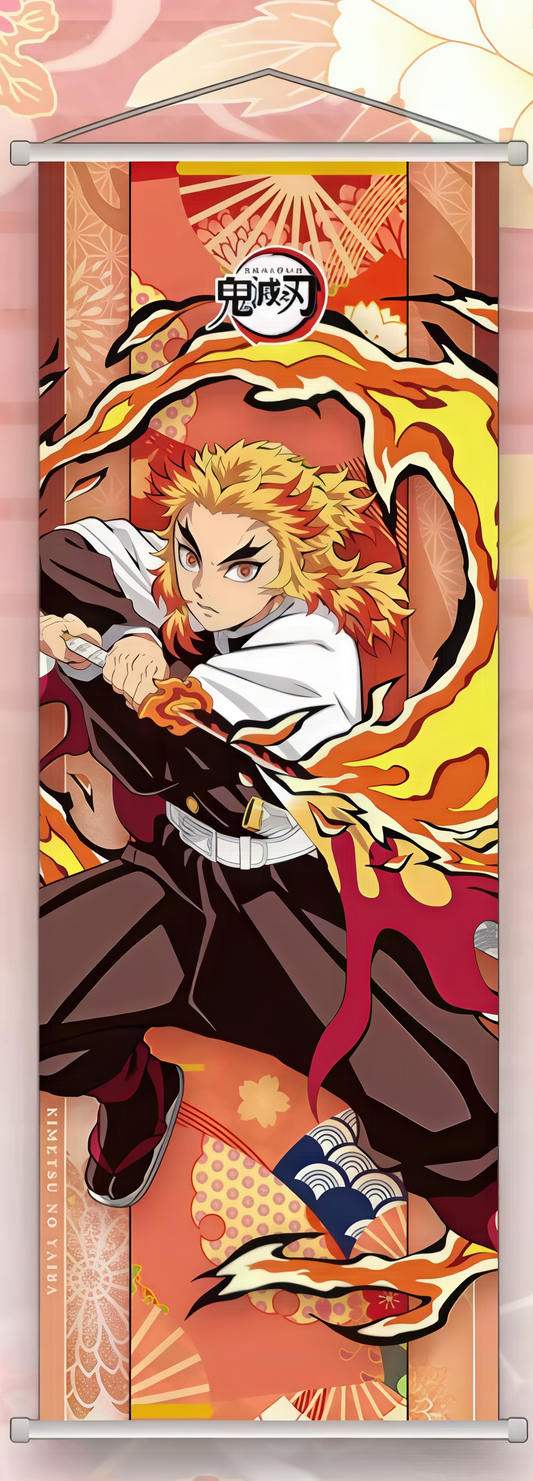 Wall Scroll | Demon Slayer: Kimetsu no Yaiba | Shinjuro Rengoku C