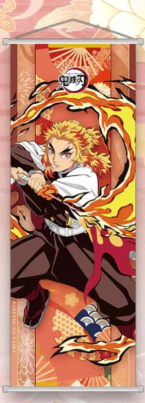 Wall Scroll | Demon Slayer: Kimetsu no Yaiba | Shinjuro Rengoku C Wall Scroll Anime Island CA