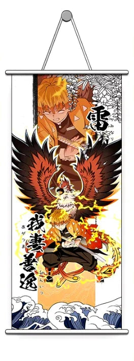 Wall Scroll | Demon Slayer: Kimetsu no Yaiba | Zenitsu Agatsuma - Anime Island CA