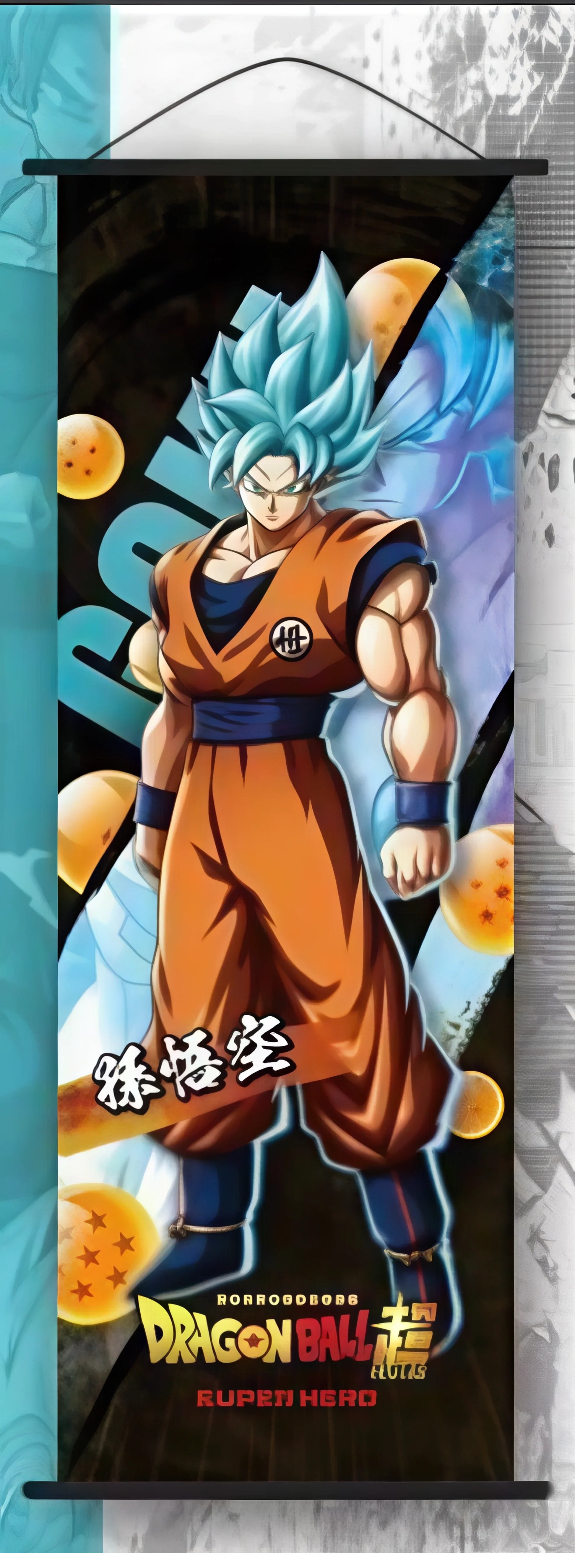 Wall Scroll | Dragon Ball | Goku (SSGSS) Wall Scroll Anime Island CA
