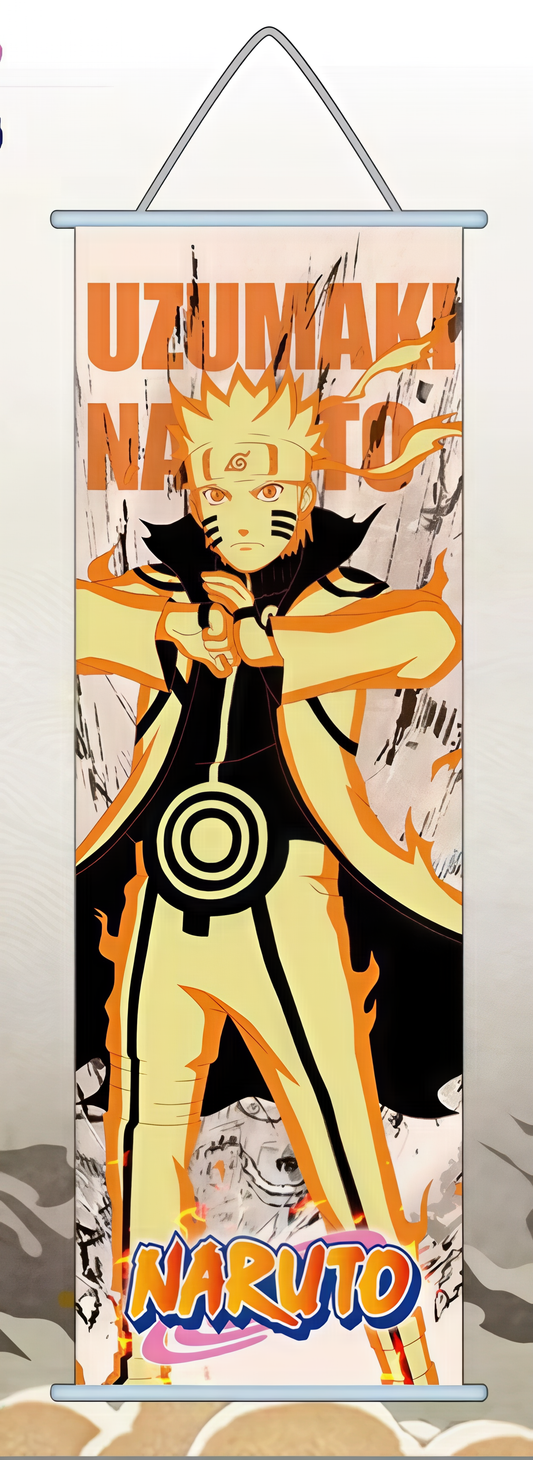 Wall Scroll | Naruto | Naruto Uzumaki - Kurama Chakra Mode