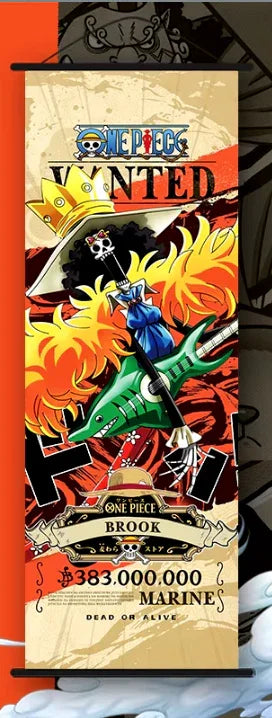 Wall Scroll | One Piece | Brook | Wanted - Anime Island CA
