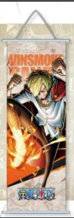 Wall Scroll | One Piece | Vinsmoke Sanji | Name Wall Scroll Anime Island CA