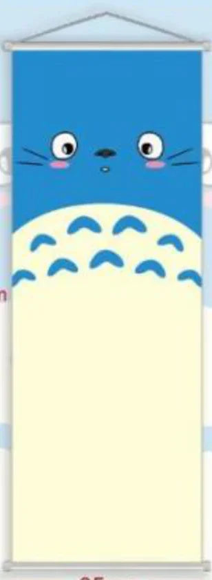 Wall Scroll | Studio Ghibli | My Neighbor Totoro | Totoro Blue Wall Scroll Anime Island CA