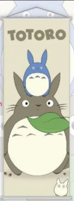 Wall Scroll | Studio Ghibli | My Neighbor Totoro | Totoro Stack Wall Scroll Anime Island CA