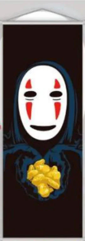 Wall Scroll | Studio Ghibli | Spirited Away | No Face Wall Scroll Anime Island CA