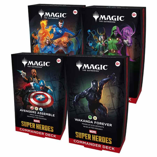 Magic: The Gathering | TCG: Marvel Super Heroes | Commander Decks (See Variants)
