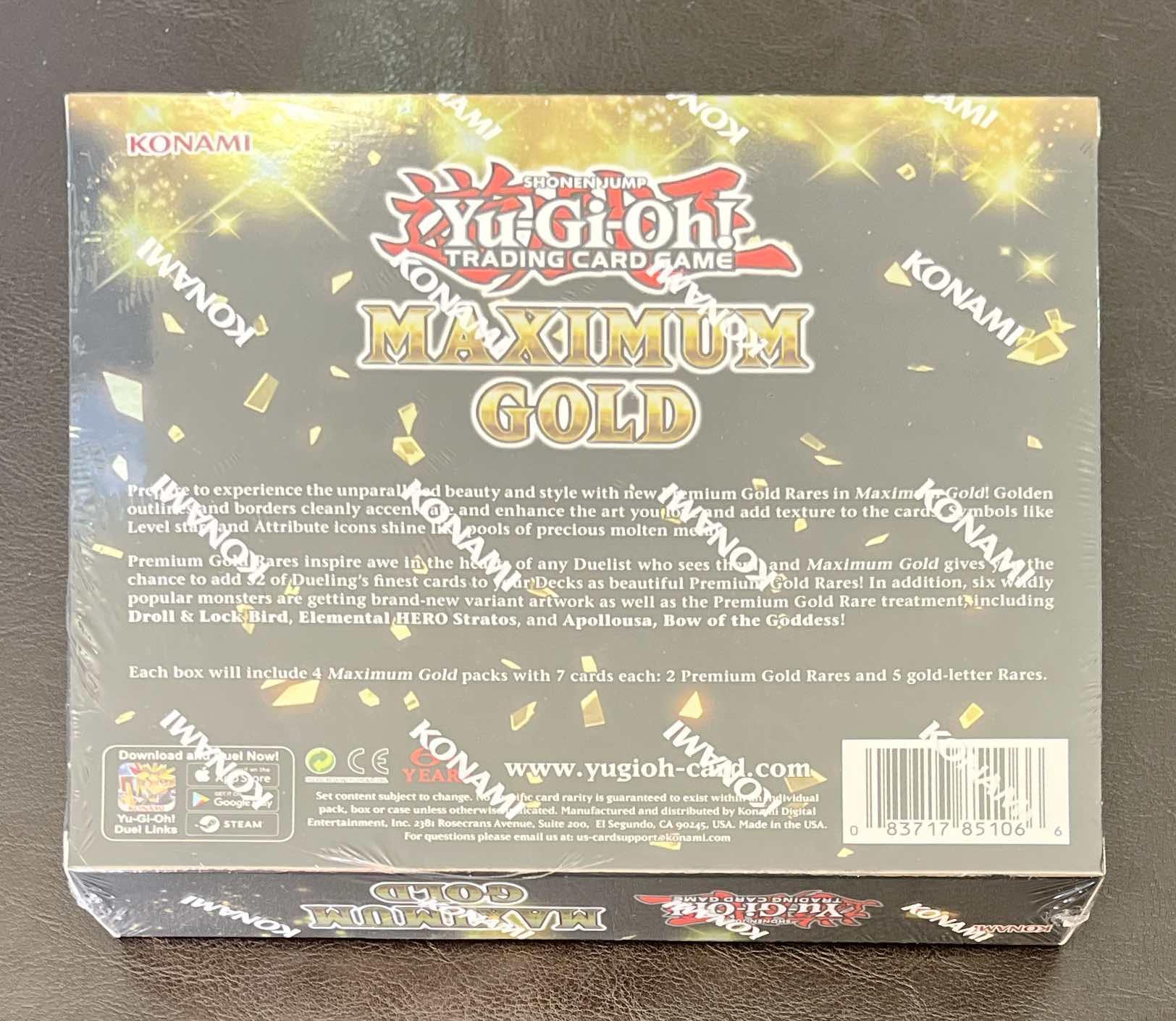 Yu-Gi-Oh! | TCG: Maximum Gold Cards Konami