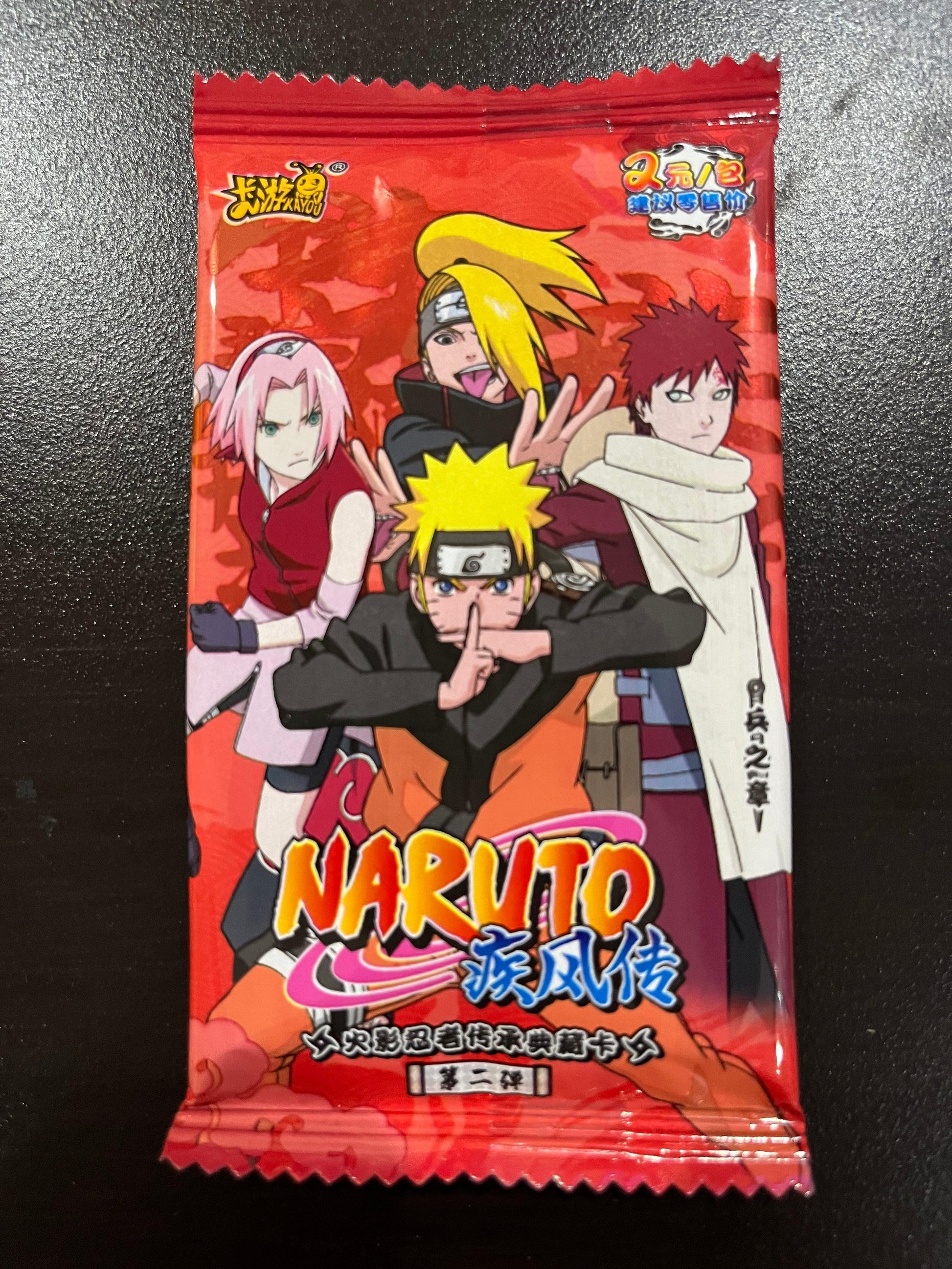 Naruto Cards T2W3 Reddish - Anime Island CA